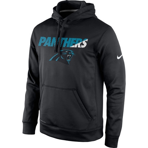 NFL Men's Carolina Panthers Nike Black Kick Off Staff Performance Pullover Hoodie